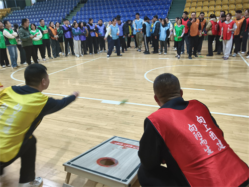 燃动春日 聚力同行——淄博某国企联合财政系统举办室内趣味团建活动